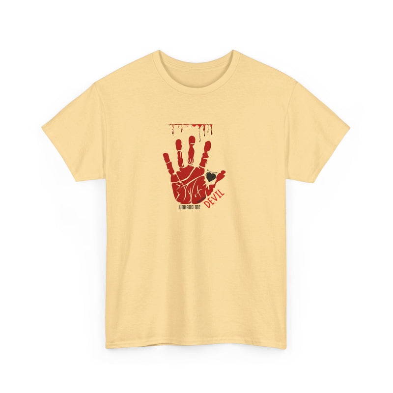 Women’s  Heavy Cotton Tee Unhand Me Devil