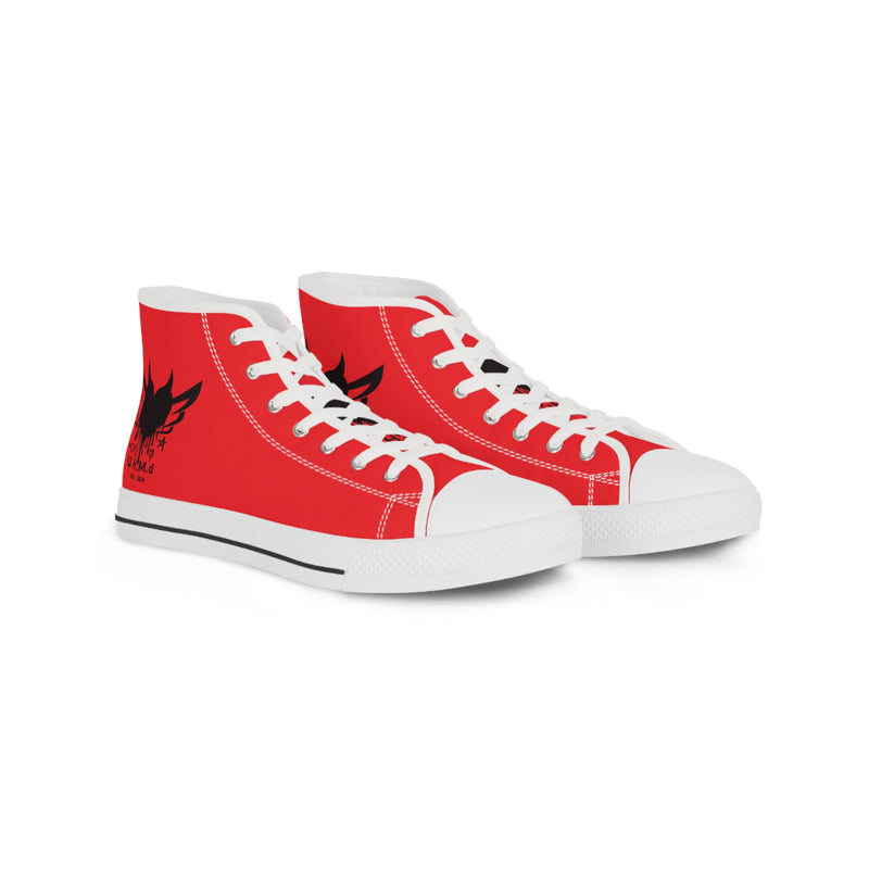 Men's High Top Sneakers Unhand Me Devil