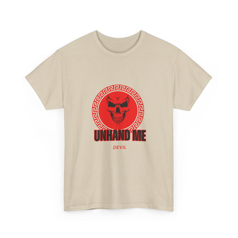 Women’s Red Skull tee Unhand Me Devil