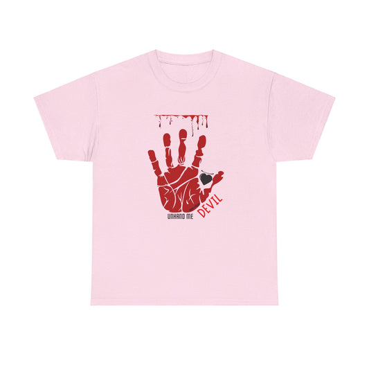 Women’s  Heavy Cotton Tee Unhand Me Devil