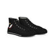 Men's High Top Black Sneakers Halo Wing's  Unhand Me Devil