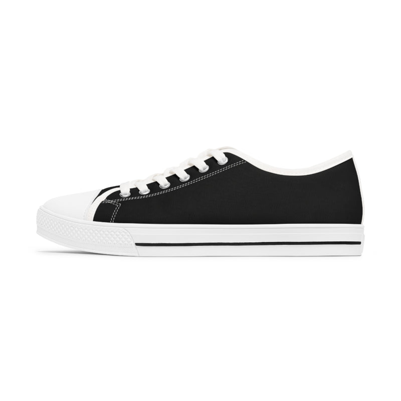 Women's Low Top Heart Sneakers Unhand Me Devil