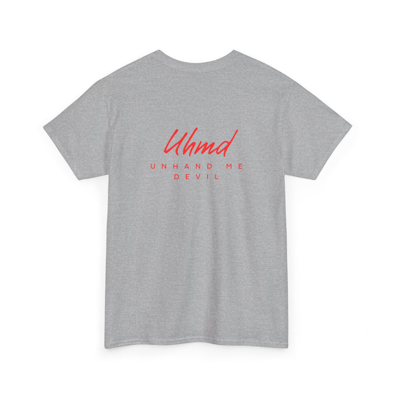 Women's Unhand Me Devil She God tee