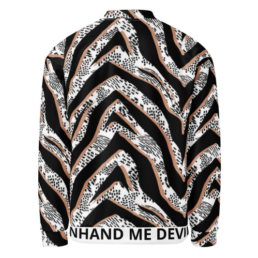 Men's Women's Bomber Jacket Unhand Me Devil