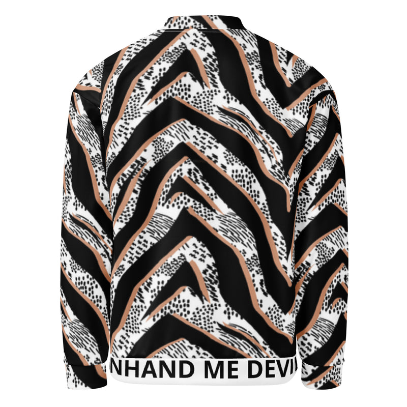 Men's Women's Bomber Jacket Unhand Me Devil