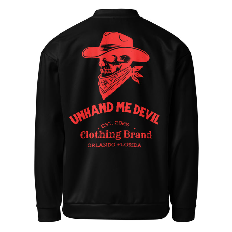 Men's Women's Bomber Jacket Unhand Me Devil