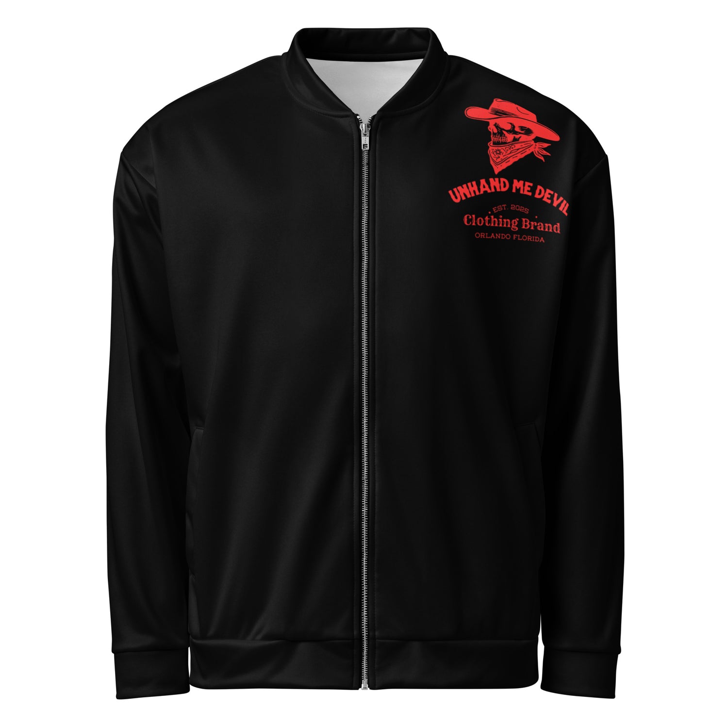 Men's Women's Bomber Jacket Unhand Me Devil