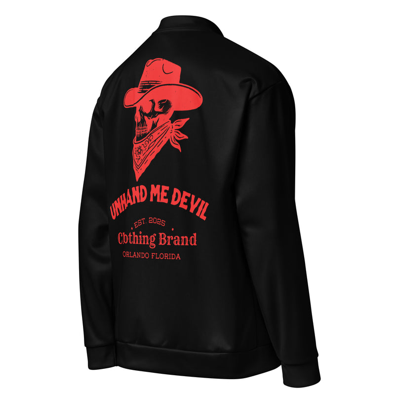 Men's Women's Bomber Jacket Unhand Me Devil