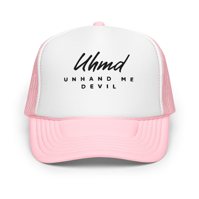 Foam trucker Hat UnHand MeDevil