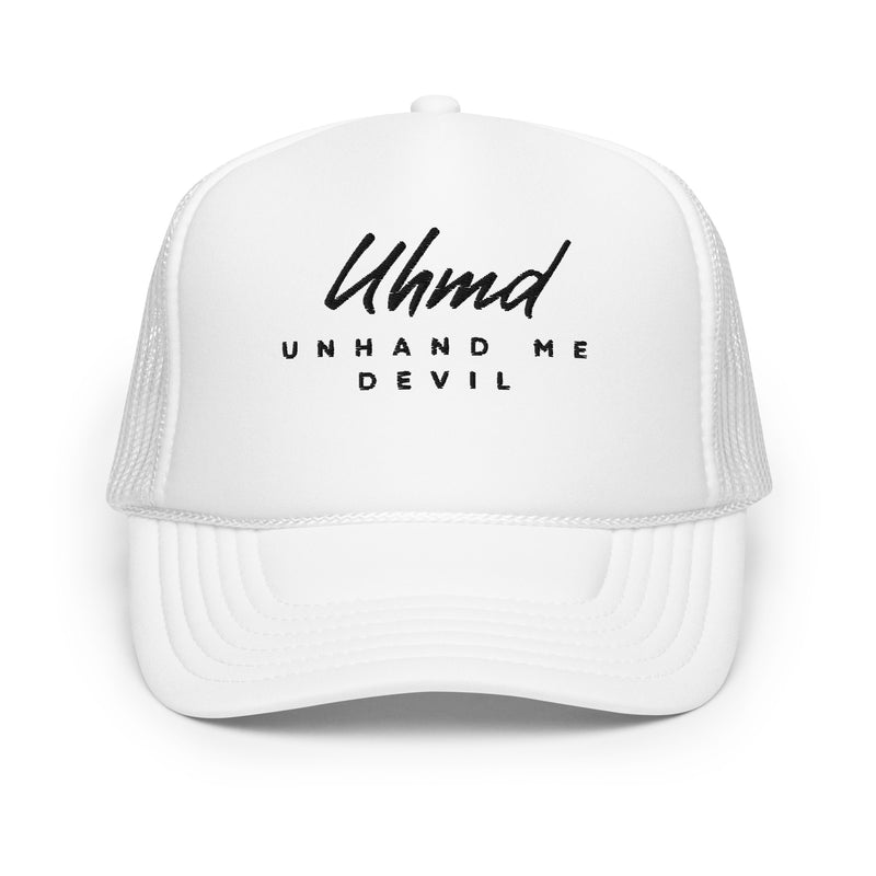 Foam trucker Hat UnHand MeDevil