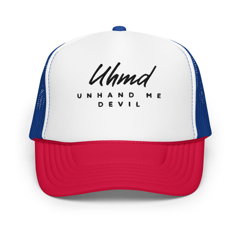 Foam trucker Hat UnHand MeDevil