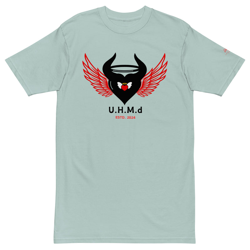 Men’s premium heavyweight tee Unhand Me Devil