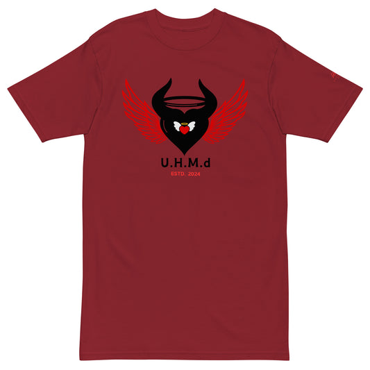 Men’s premium heavyweight tee Unhand Me Devil