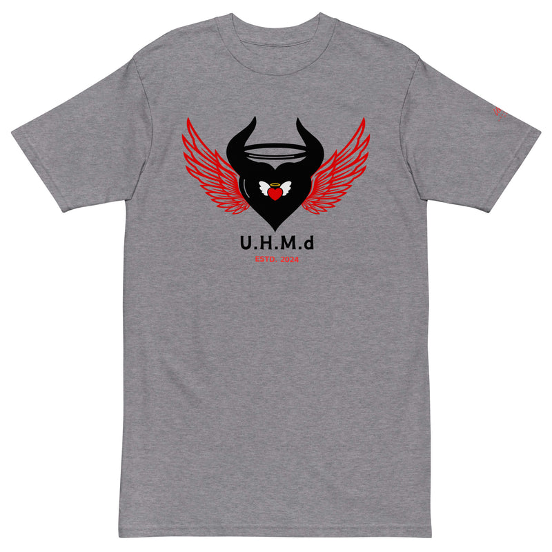 Men’s premium heavyweight tee Unhand Me Devil