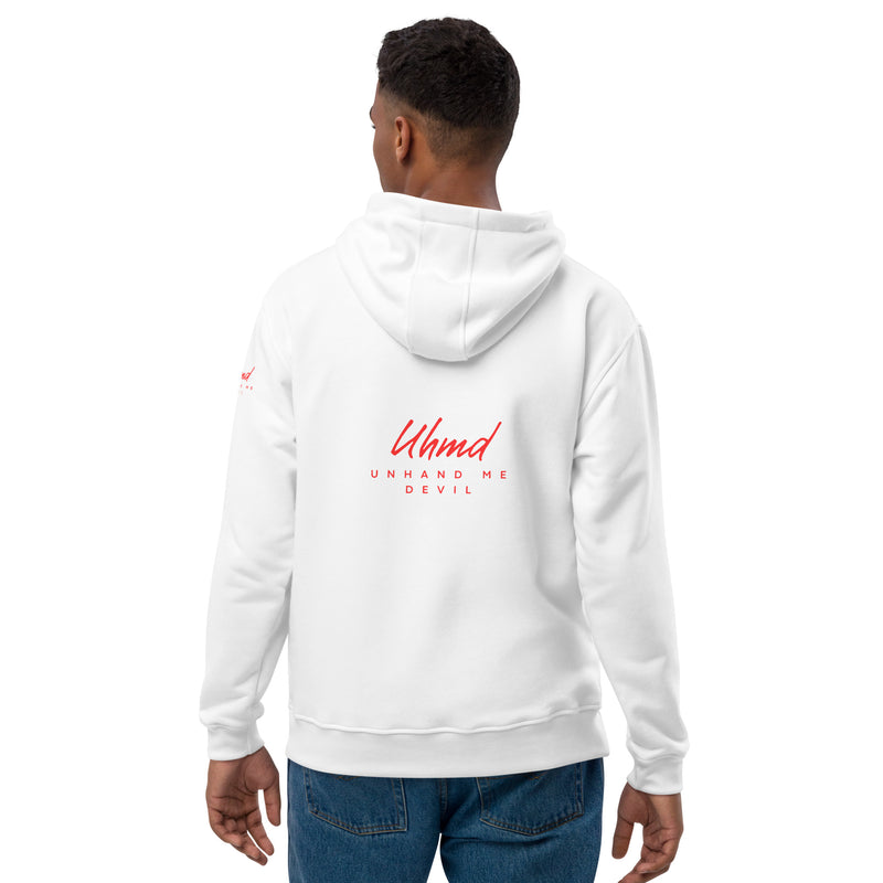 Men's Women's Premium eco Hoodie Unhand Me Devil