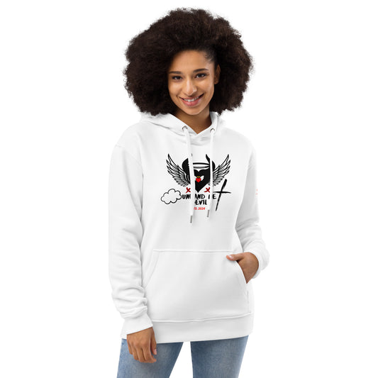 Men's Women's Premium eco Hoodie Unhand Me Devil