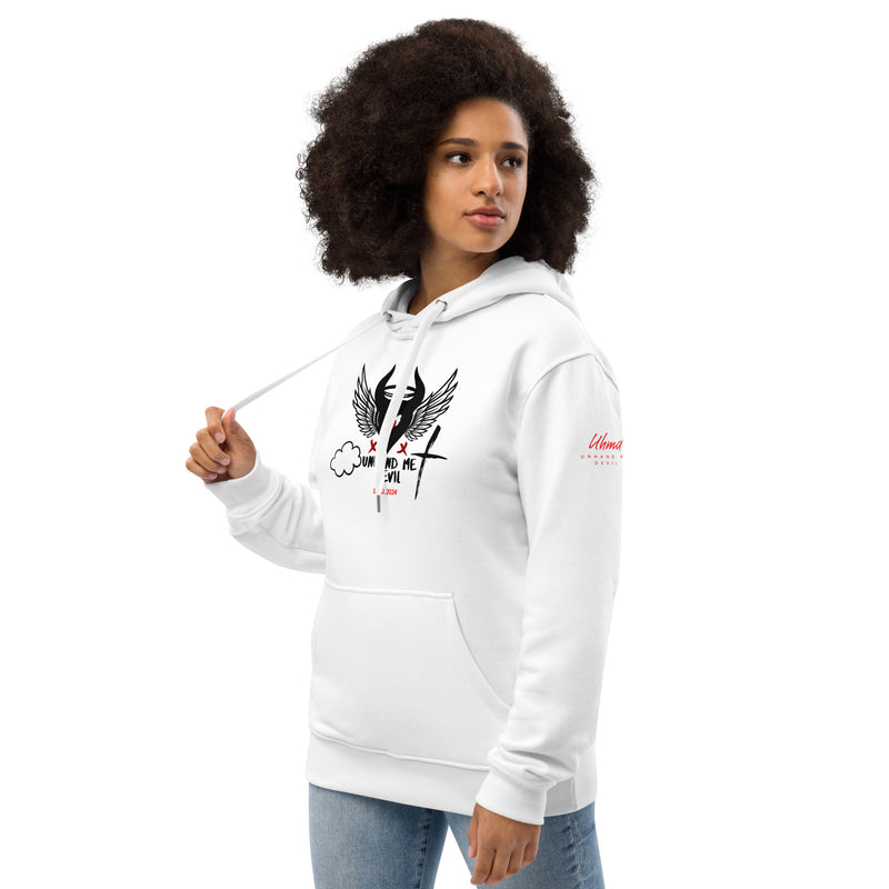 Men's Women's Premium eco Hoodie Unhand Me Devil