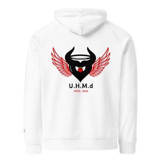 Women's  eco raglan hoodie Umhand Me Devil
