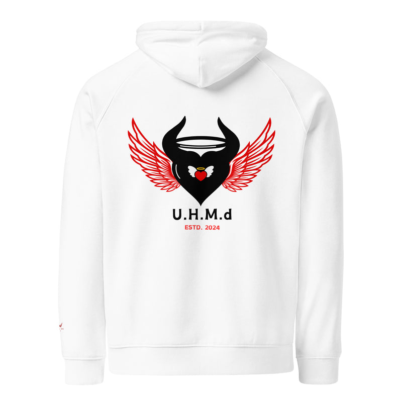 Women's  eco raglan hoodie Umhand Me Devil