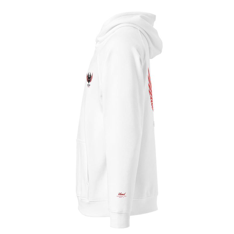 Women's  eco raglan hoodie Umhand Me Devil
