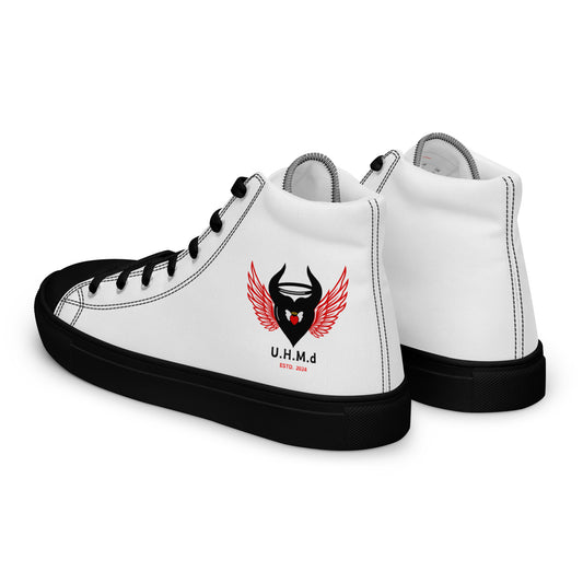 Women’s high top canvas shoes Uhand Me Devil