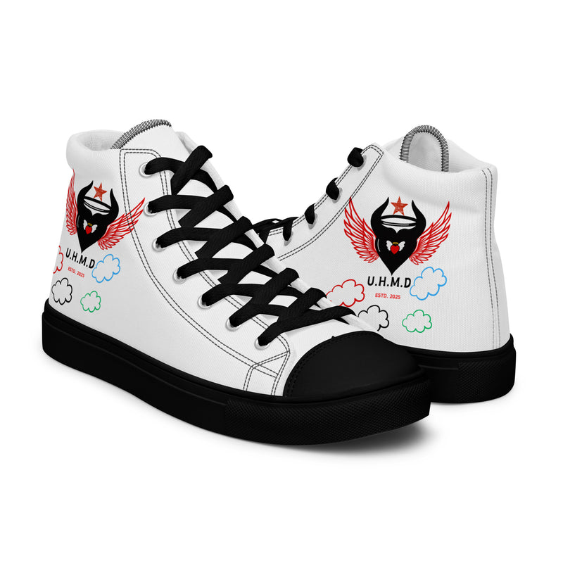 Women’s high top canvas shoes Unhand Me Devil