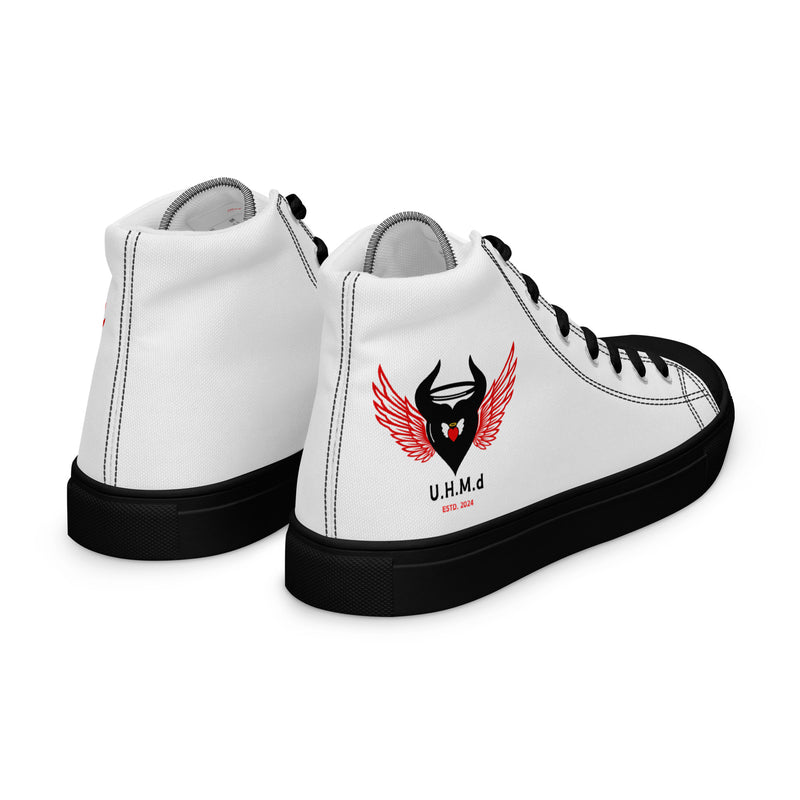 Women’s high top canvas shoes Uhand Me Devil