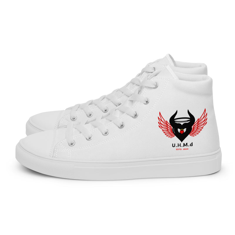 Women’s high top canvas shoes Uhand Me Devil