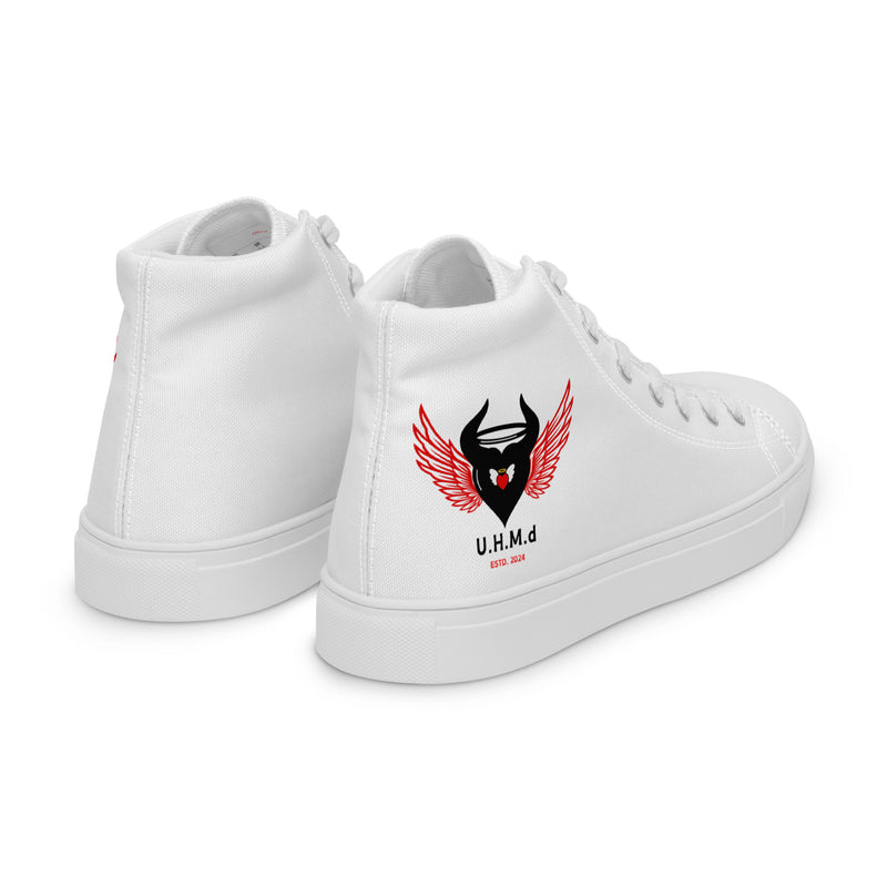 Women’s high top canvas shoes Uhand Me Devil